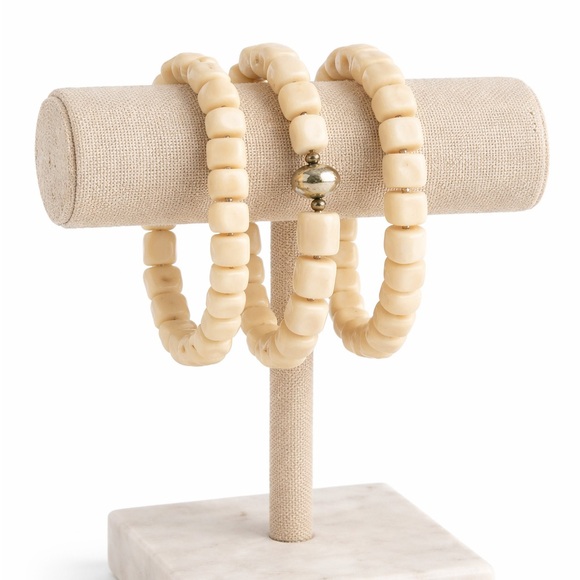 Silpada Jewelry - SILPADA TRIPLE STRAND BRACELET SET IN BONE AND STERLING SILVER